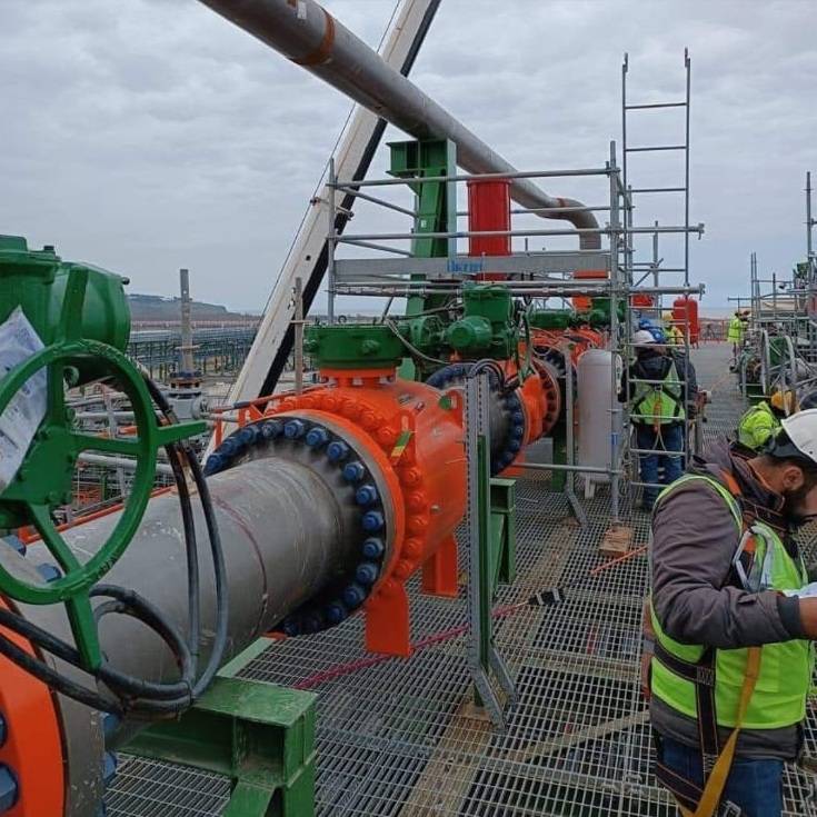 Energy, oil and gas · Pipe spools and process piping